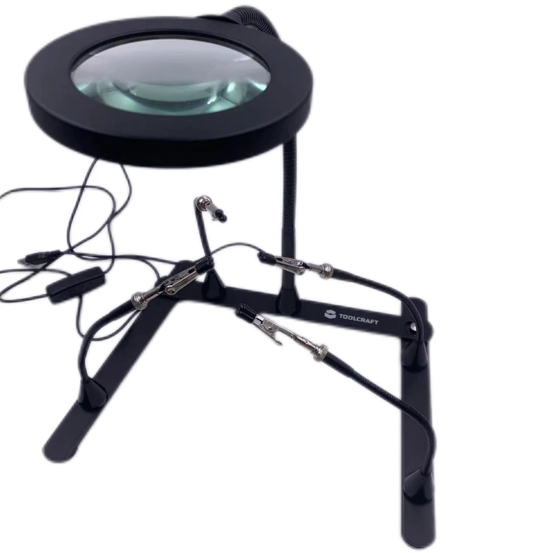 Soldering Helping Hand With Led Magnifier Soldering Helping Hand With Led Magnifier